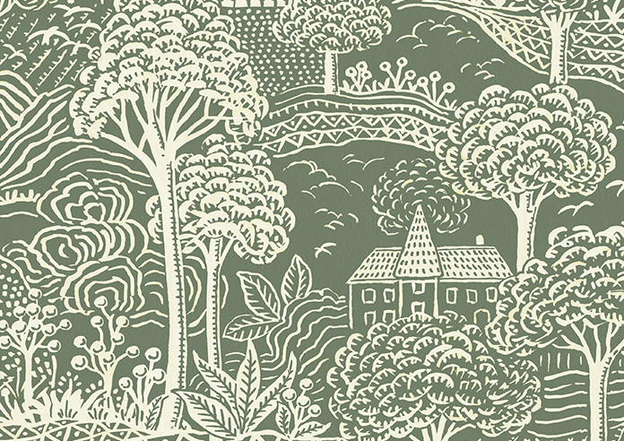Novel, Woodland - Roller Blind - Image 6